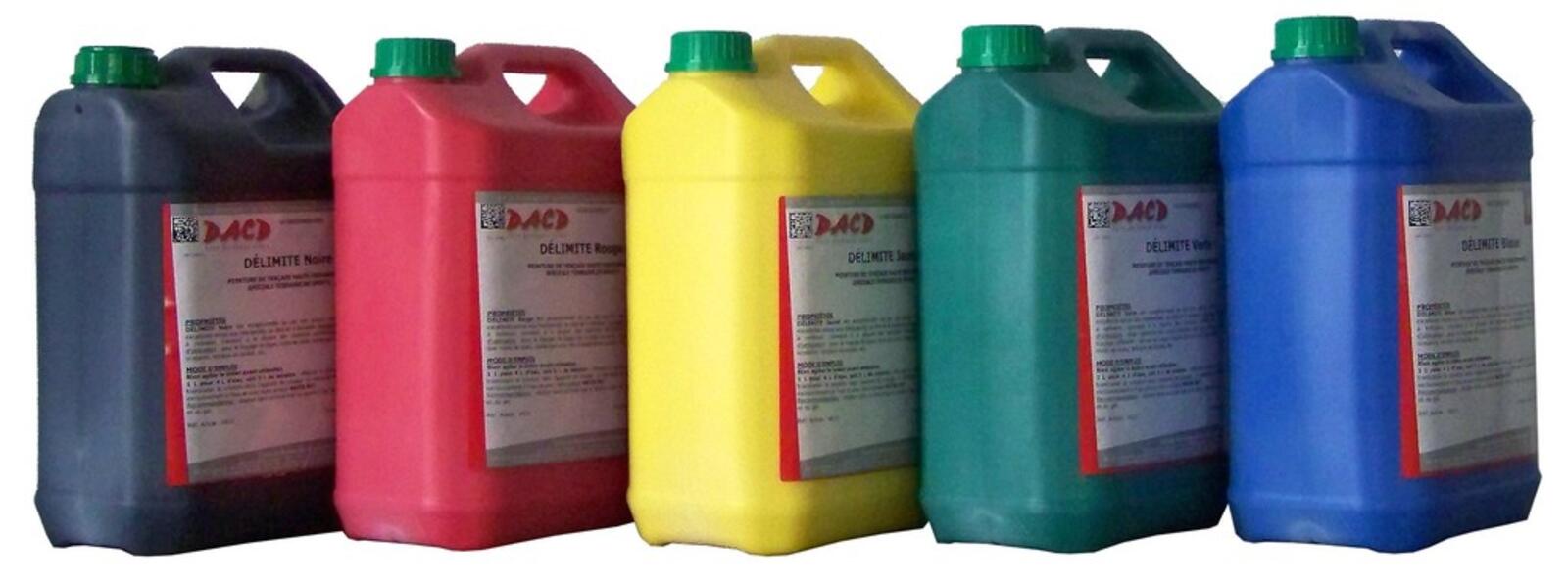 Peinture de traçage couleurs pour terrains de sports
