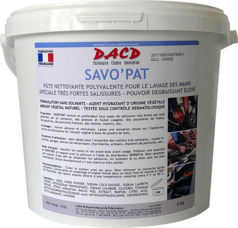 Pâte nettoyante polyvalente pour le nettoyage des mains - Très fortes salissures